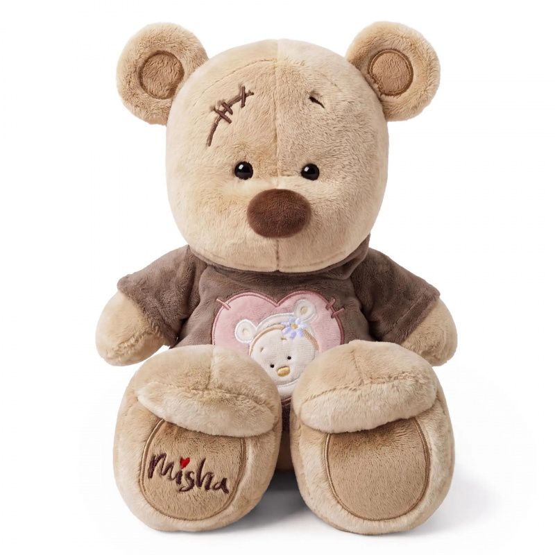 медведь Misha в кофте (портрет Маши) (в коробке)